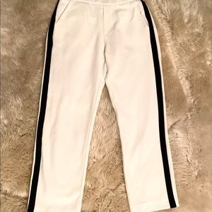 Black and White Zara Trousers
